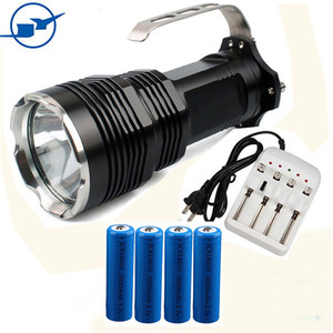 LED recargable reflector de mano de alta potencia <span class=keywords><strong>super</strong></span> brillante 5000 lumen Tactical faro antorcha linterna con luz de trabajo - Product Image 6