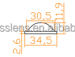 Lente óptica para la luz de calle de forma esférica y óptico uso lente <span class=keywords><strong>Intraocular</strong></span> - Product Image 6