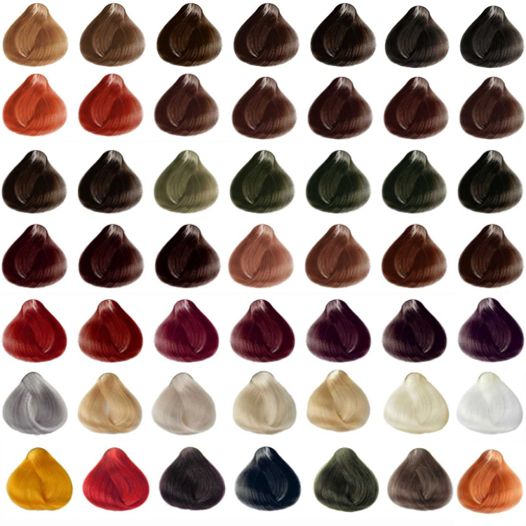 Crema colorante per capelli OEM