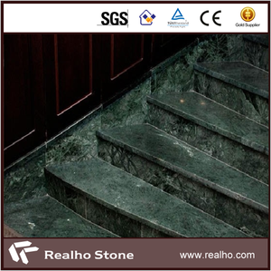Carreaux de marbre vert du Guatemala importés pour les escaliers - Product Image 1
