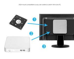 XCY-pc N3160, procesador de ordenador de doble núcleo, <span class=keywords><strong>core</strong></span> i3 i5, pc de escritorio - Product Image 5