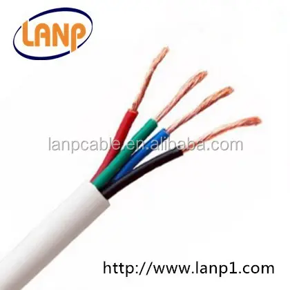 4 core kabel rund mehrdrähtig flexible elektrische kabel