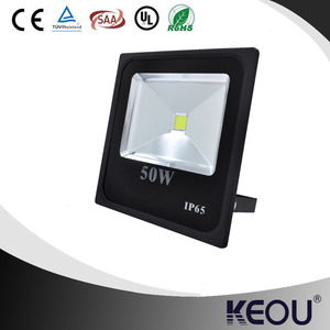 Black Ultra-slim LED COB floodlight to air shipping 10 W 20 W 30 W 50 W 70 W 100 W 150 W frigid white warm white RGB - Product Image 1