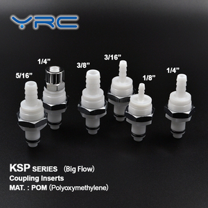 Быстроразъемные соединители для шлангов, белые, 1/8 дюйма, с внутренней резьбой - Product Image 6