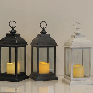 Đám cưới giáng sinh Trắng nhựa chất lượng cao trang trí nến Holders LED <span class=keywords><strong>Lantern</strong></span> - Product Image 6