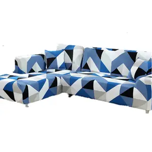 Hot Sell Möbel bezug Universal Stretch Elastic L-förmige Sofa bezüge Chaise Indoor und Outdoor, Wohnzimmer Polyester Spandex