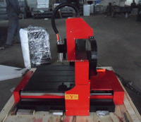 Machine de fraisage CNC de bureau mini 4040 avec broche 1500W et DSP NC Studio pour le perçage, le fraisage et l'aluminium