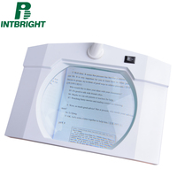 Large Glass Magnifier Lens Lamp Portable Optical Instrument Eye Testing Machine Led Watch Table Magnifying Light Phone Magnifier