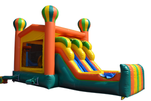 Videur gonflable de thème de <span class=keywords><strong>ballon</strong></span> commercial des prix bon marché avec le combiné gonflable de glissière pour des enfants - Product Image 3