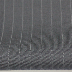 Koyu lacivert şerit için yüksek kaliteli hazır stok merino kamgarn erkek yün polyester takı<span class=keywords><strong>m</strong></span> elbise kumaşları - Product Image 1