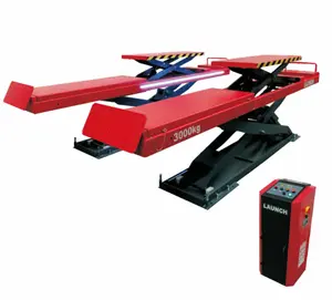 Launch With Secondary Lift Big Double Car Scissor Lift