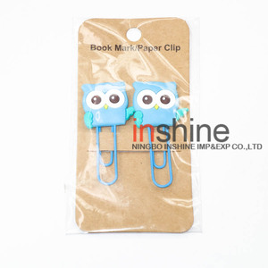 Dễ thương phim hoạt hình hình cao su kẹp giấy, animal mềm pvc kẹp giấy - Product Image 5