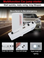 Nouveau Démarreur de Voiture 2026 en Promotion – Démarreur d'Urgence pour Véhicule, Booster de Batterie Automobile, Mini Démarreur de Voiture à Essence