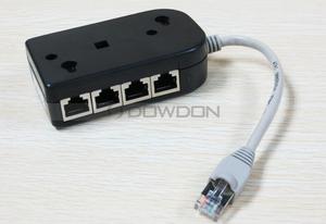 8P8C RJ45 8 puertos paralelo macho hembra divisor Hub de red - Product Image 5