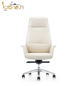 Leather office executive chairs with wholesale price made from leather