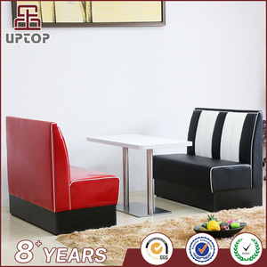 Hotel <span class=keywords><strong>restaurante</strong></span> SP-CT833a cuero upholsted curva banqueta asientos de cabina - Product Image 4