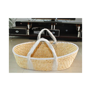 Panier de transport <span class=keywords><strong>en</strong></span> <span class=keywords><strong>osier</strong></span> pour bébé, grand format, avec mousse, pour bébé - Product Image 1