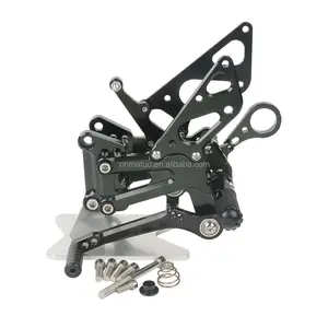 XMT210510-B China factory New Black CNC Rear FootRest Pegs Set For Motorcycle parts S1000RR S 1000 RR 2010-2014