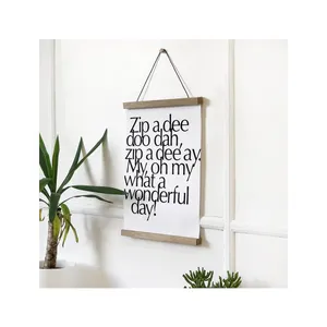 Poster Telaio Magnetico In Legno Chiaro Telaio Gancio Per La Foto Immagine della Tela di Canapa Artwork di Arte Stampa Wall Hanging Fame - Product Image 1