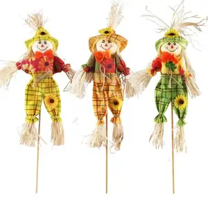 Hecho a mano barata espantapájaros bruja para decoración de halloween - Product Image 1