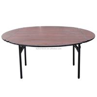 Tables de restaurant pliantes avec plateau de table variable de carré à rond