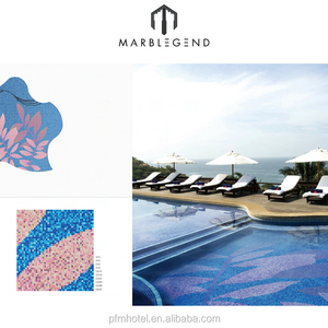 PFM design mosaico in vetro blu piastrellatura mosaico per piscina in vendita - Product Image 6
