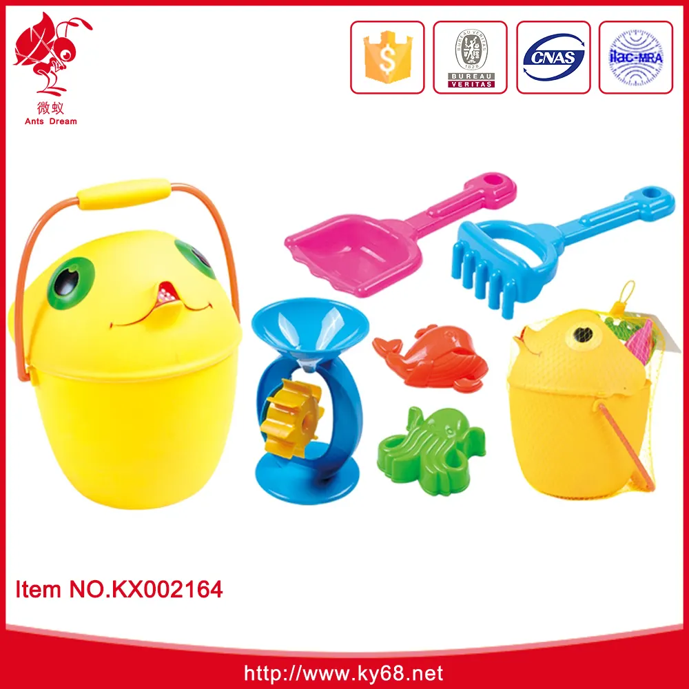 Chenghai niños al aire libre cubo de juguete de plástico barato con herramientas