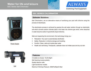 Serie SSC esmaltes sal clorador piscina sal generador de <span class=keywords><strong>cloro</strong></span> - Product Image 2