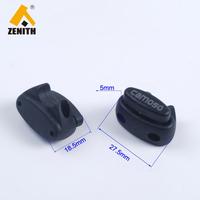 Zenith Custom Two-Hole Nylon Plastic Elastic Drawstring Cord Lock Stopper KS30063 Nickel-Free