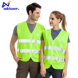 Wildsaver ماركة مرحبا فيس-الشرطة العسكرية سلامة سترة عاكسة مضيئة - Product Image 5