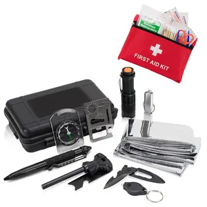 Kit de equipo de supervivencia de emergencia para terremotos al por mayor de fábrica con primeros auxilios de supervivencia