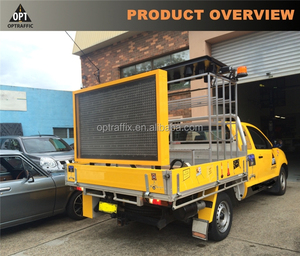 Schermo <span class=keywords><strong>LED</strong></span> Dinamico per Segnaletica Stradale Montato su Veicolo OEM, Insegna a Messaggio Variabile per Camion, Display <span class=keywords><strong>LED</strong></span> Portatile - Product Image 5