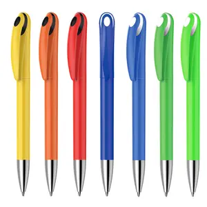 สีส้มสีเขียวสีเหลืองสีแดงสีน้ำเงินสีดำสีขาวพิมพ์โลโก้ปากกาเปล่าปากกาบอลสำหรับการระเหิด