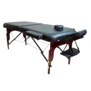 <span class=keywords><strong>Table</strong></span> <span class=keywords><strong>de</strong></span> <span class=keywords><strong>massage</strong></span> <span class=keywords><strong>pliante</strong></span> portable en bois à 2 sections à vendre - Product Image 2