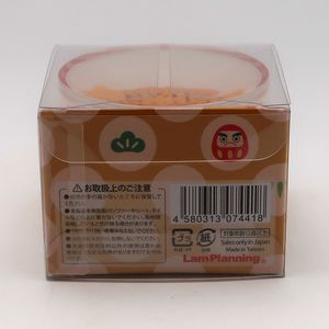 Pisapapeles de Plástico Ecológico con Diseño de Daruma Japonés Amarillo y Rojo, Diseño Redondo de 2.5 Pulgadas con Reverso, Novedoso Regalo de Recuerdo - Product Image 6