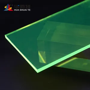 Benutzer definierte Farbe pmma Panel leuchten im Dunkeln Arten von Acryl Plexiglas platte
