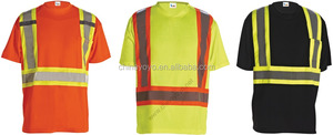 T-shirt réfléchissant haute visibilité T-shirt de sécurité haute visibilité pour le travail - Product Image 2