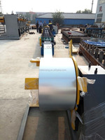 Machine de formage à rouleaux pour tuyaux de drainage en métal / Machine de fabrication de coudes de gouttière / Machine de gouttière d'occasion à vendre