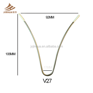 Chất lượng cao tùy chỉnh kích thước áo ngực Underwire <span class=keywords><strong>V</strong></span> hình dạng dây áo ngực cho đồ lót phụ kiện - Product Image 5