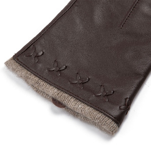 <span class=keywords><strong>Gants</strong></span> en cuir de mouton véritable GL64, pour la conduite de voiture, personnalisés, <span class=keywords><strong>marron</strong></span>, pour femmes, - Product Image 6