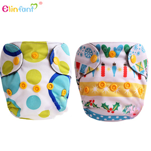 2017 Elinfant nueva impresión de carbón de bambú lavable venta caliente pañales para bebés recién nacidos - Product Image 1