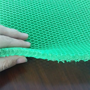 Color <span class=keywords><strong>Verde</strong></span> 100% poliéster 3D tejido de malla de aire para el colchón - Product Image 5