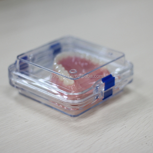 Caja Desechable Cuadrada Transparente de Plástico PS con Membrana, 10x10x4cm, 1mm de Grosor, para Guardar Dentaduras Postizas (Reciclable) <span class=keywords><strong>Hinix</strong></span> HN-105 - Product Image 4