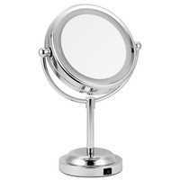 Miroir de maquillage led au design moderne, 1 pièce, miroir grossissant 20x avec lumière pour le maquillage
