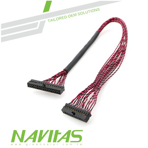 Ensamblaje de cable de 34 pines personalizado con conector FCI de paso de 2,54mm - Product Image 5