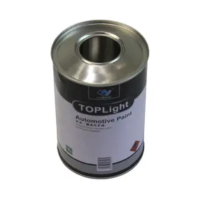 1L高圆形微型金属罐，用于油/油漆/粘合剂/润滑剂化学包装