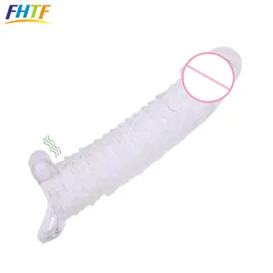 Beste Siliconen Penis Extension Sleeve Herbruikbare Condoom