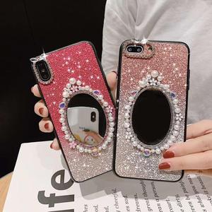 Nuova <span class=keywords><strong>Cover</strong></span> Protettiva Morbida Fatta a Mano con Specchio e Glitter Scintillanti per <span class=keywords><strong>iPhone</strong></span> 11 12 <span class=keywords><strong>13</strong></span> 14 15 16 17 Plus Pro Max <span class=keywords><strong>Mini</strong></span> - Product Image 1