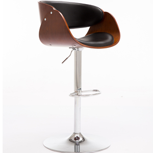 Tabouret de <span class=keywords><strong>bar</strong></span> en bois de noyer de haute qualité et effet <span class=keywords><strong>crocodile</strong></span> Tabourets haut de gamme Tabourets de <span class=keywords><strong>bar</strong></span> Meubles de salon - Product Image 2