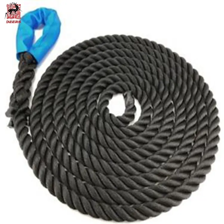 black nylon polyester rope for anchor